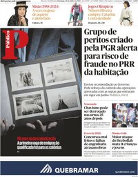 capa Público de 28 julho 2024