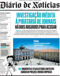 capa Diário de Notícias de 17 agosto 2024