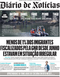 capa Diário de Notícias de 31 agosto 2024