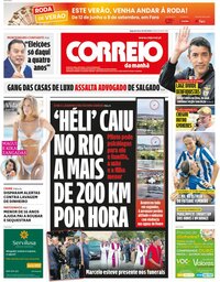 capa Correio da Manhã de 2 setembro 2024