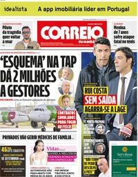 capa Correio da Manhã de 5 setembro 2024