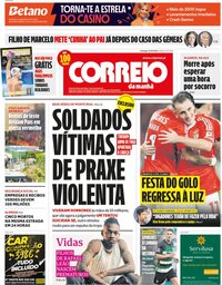 capa Correio da Manhã de 15 setembro 2024