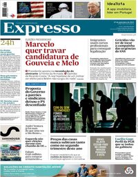 capa Expresso de 27 setembro 2024