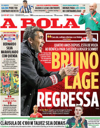 capa Jornal A Bola de 5 setembro 2024