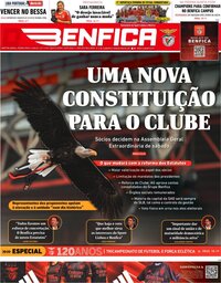 capa de Jornal Benfica