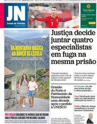 capa Jornal de Notícias