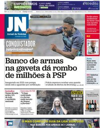 capa de Jornal de Notícias