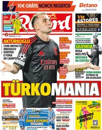 capa de Jornal Record