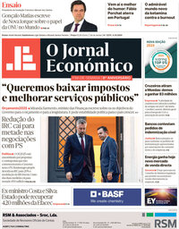 capa de Jornal Económico