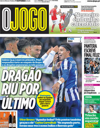 capa de Jornal O Jogo