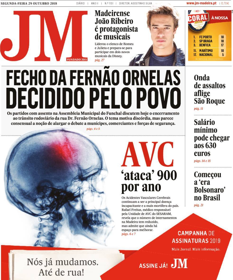 capa Jornal da Madeira