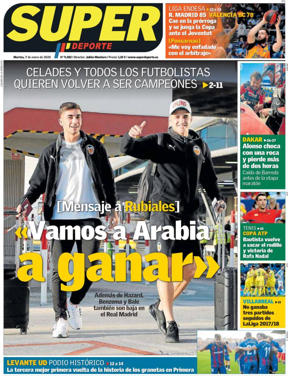 capa Jornal SuperDeporte