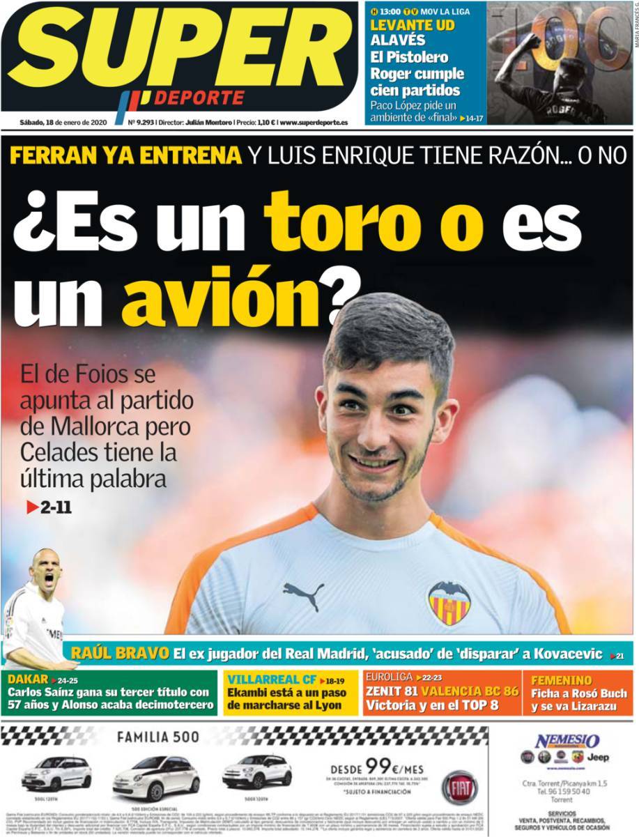 capa Jornal SuperDeporte