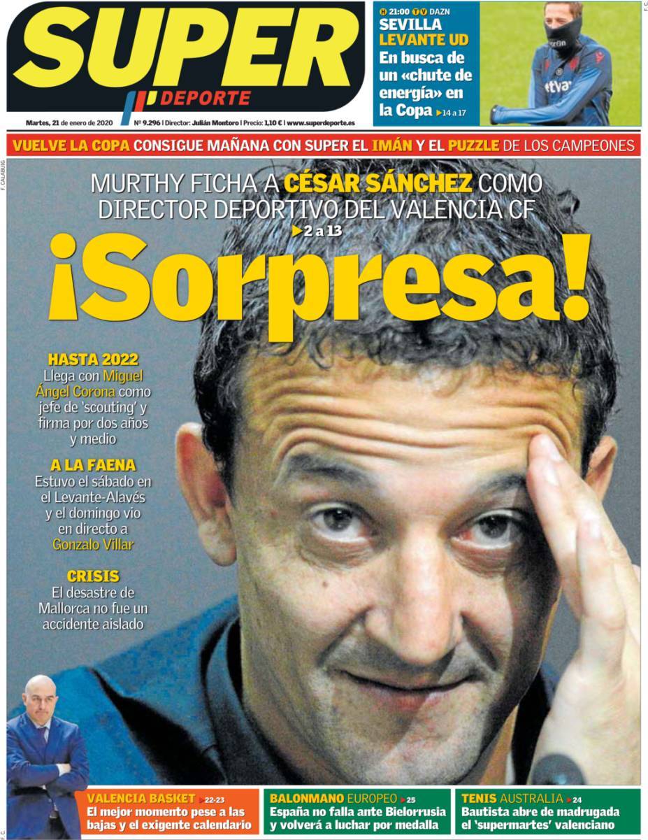 capa Jornal SuperDeporte