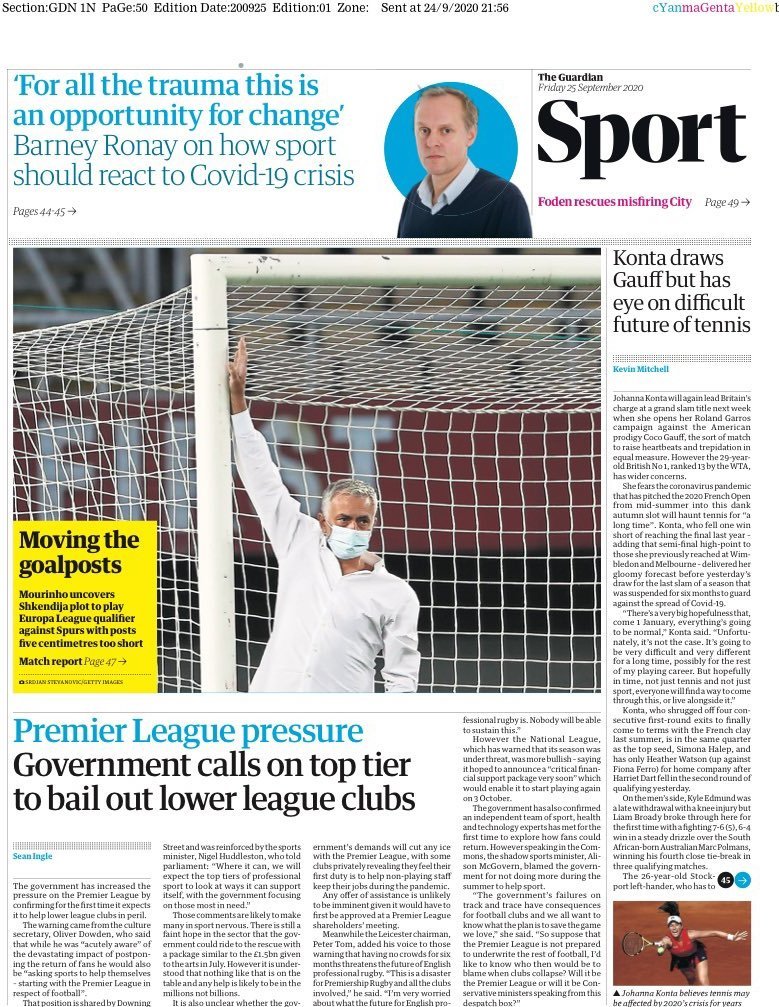 capa Jornal Guardian Sport