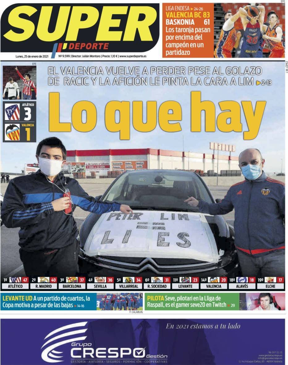 capa Jornal SuperDeporte