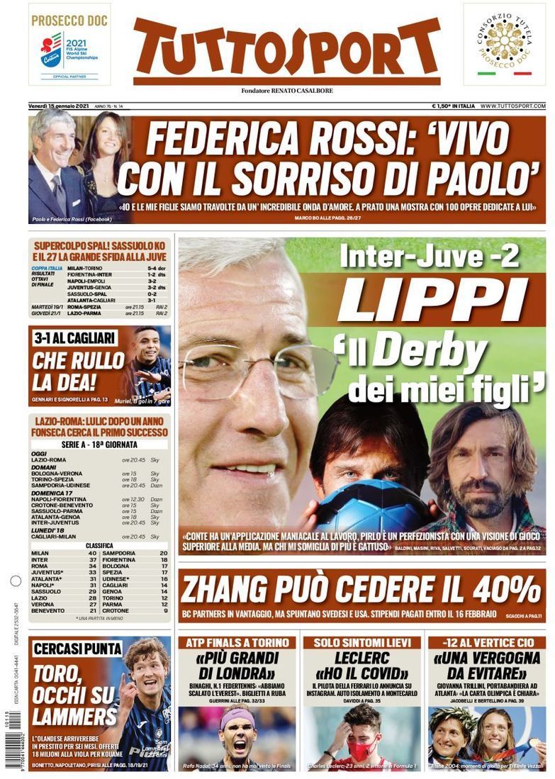 capa Jornal TuttoSport