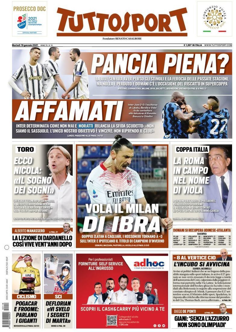 capa Jornal TuttoSport