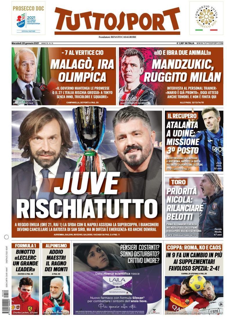 capa Jornal TuttoSport