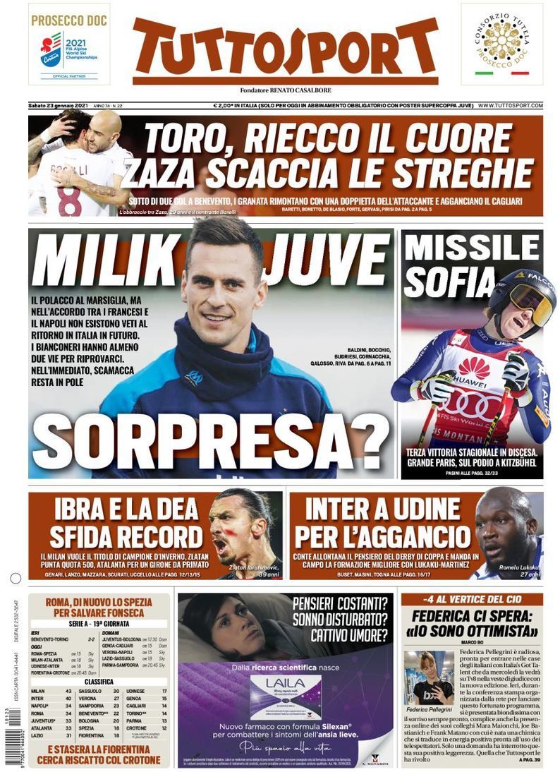 capa Jornal TuttoSport