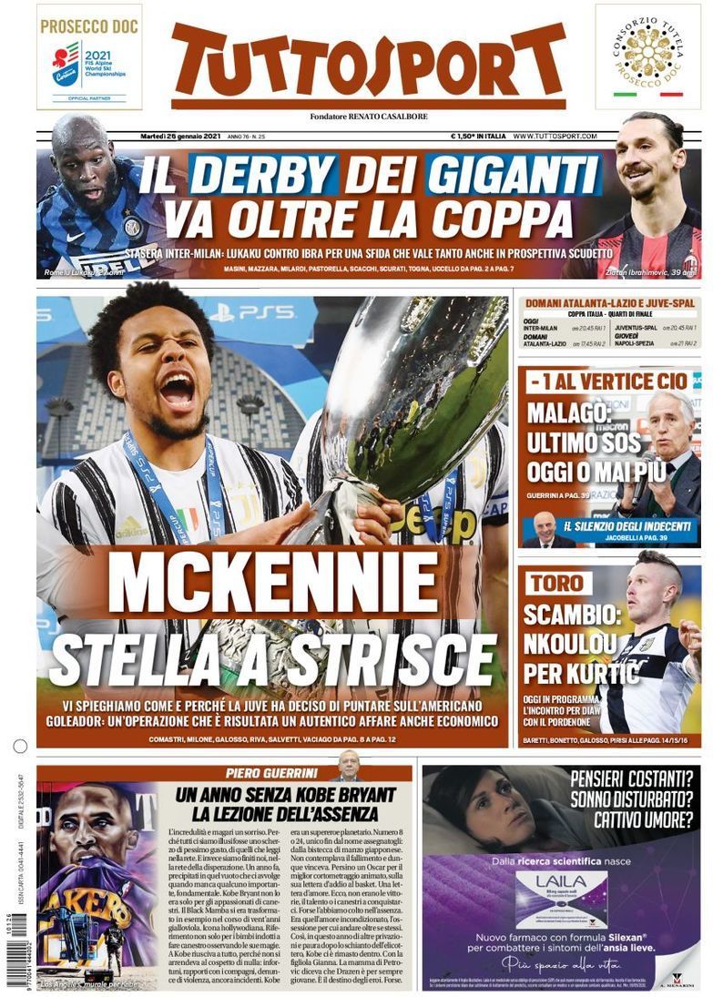 capa Jornal TuttoSport