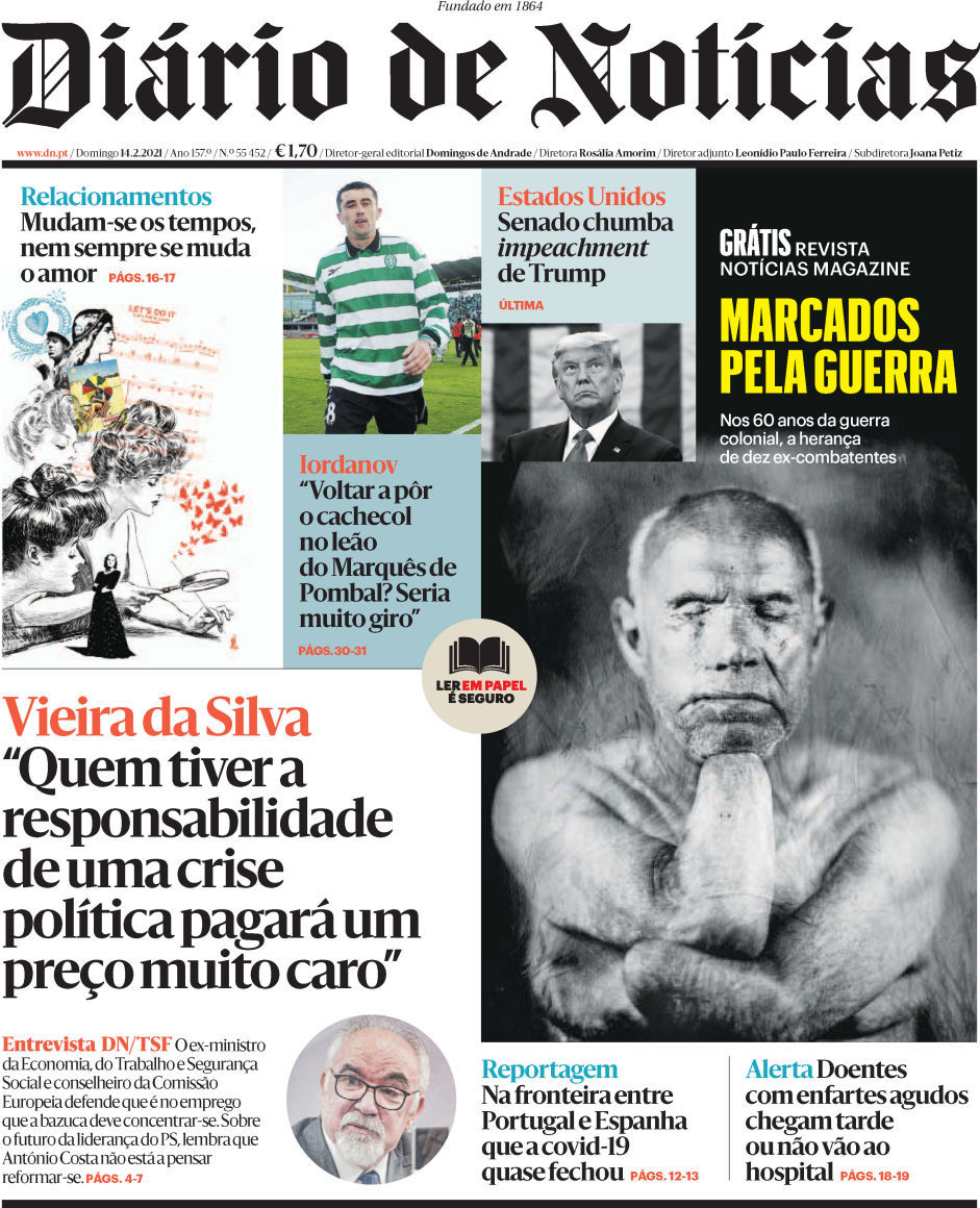 capa Diário de Notícias