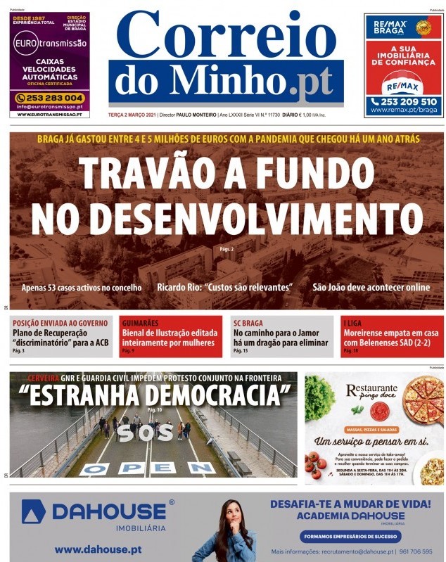 capa Correio Do Minho