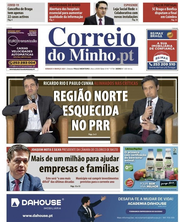 capa Correio Do Minho