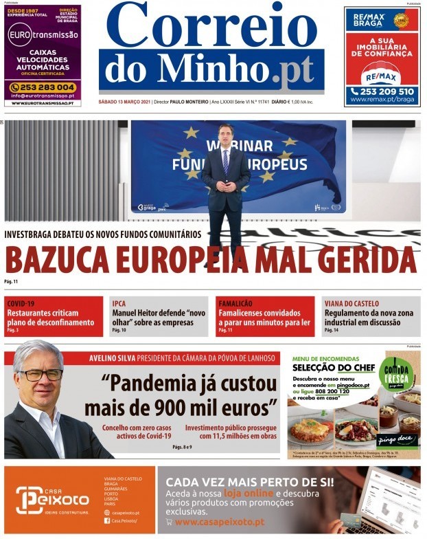 capa Correio Do Minho