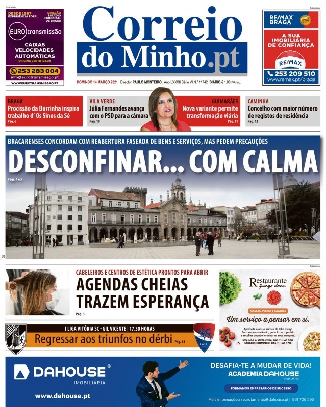 capa Correio Do Minho