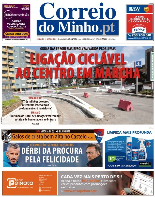 capa Correio Do Minho