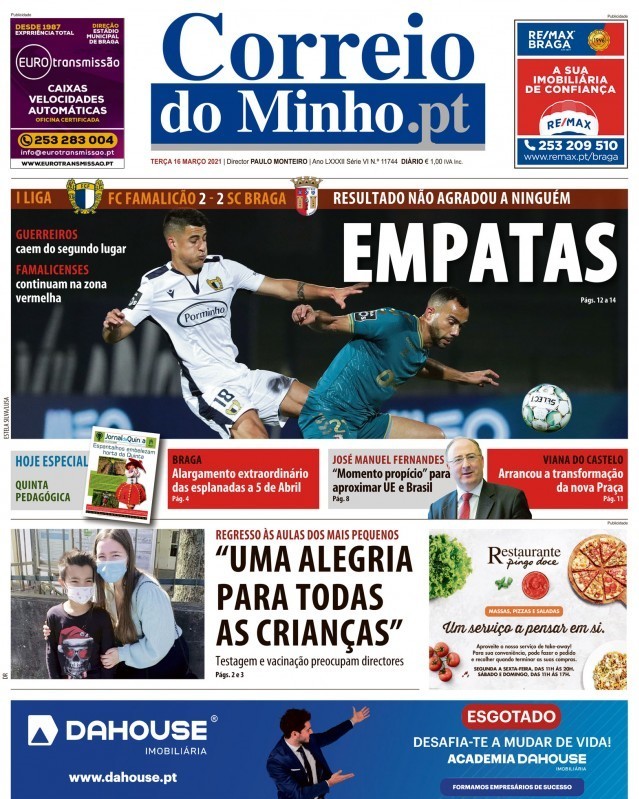 capa Correio Do Minho