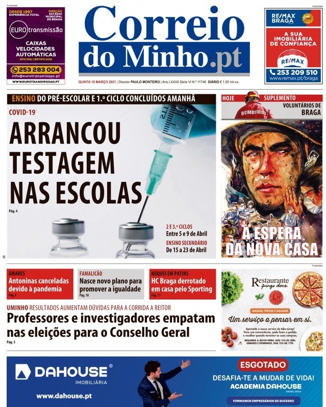 capa Correio Do Minho