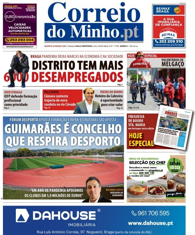 capa Correio Do Minho