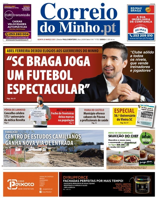 capa Correio Do Minho