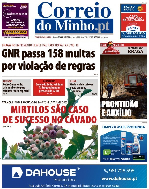 capa Correio Do Minho