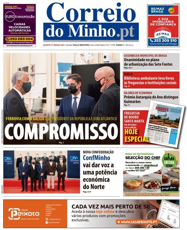 capa Correio Do Minho