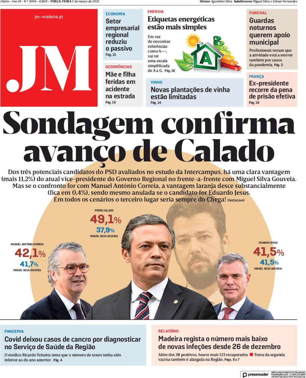 capa Jornal da Madeira