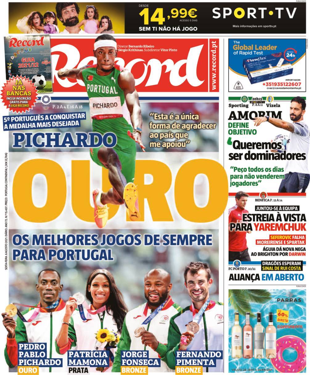 Seis clubes na lista: Champions deixa brindes para o Sporting - Sporting -  Jornal Record