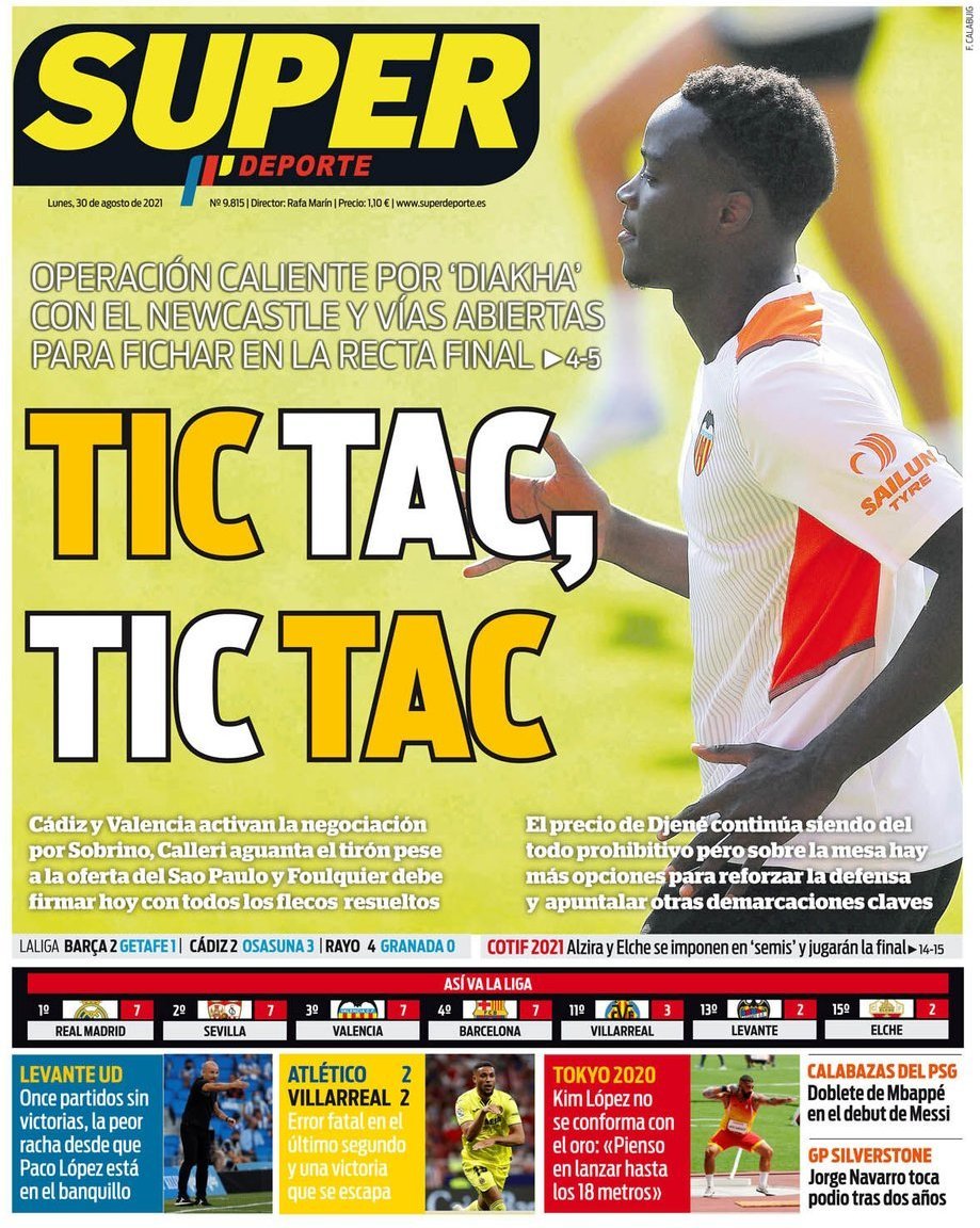 capa Jornal SuperDeporte