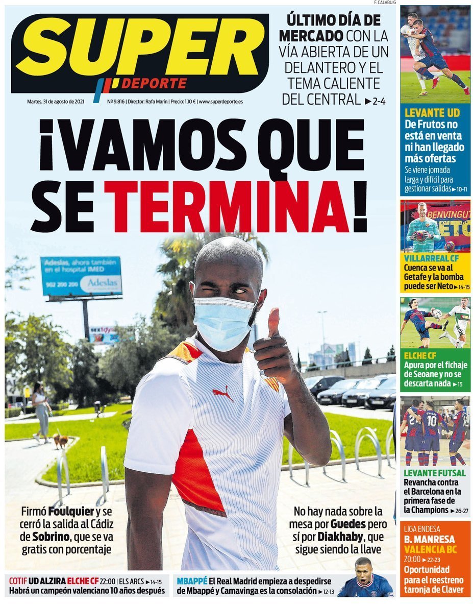 capa Jornal SuperDeporte