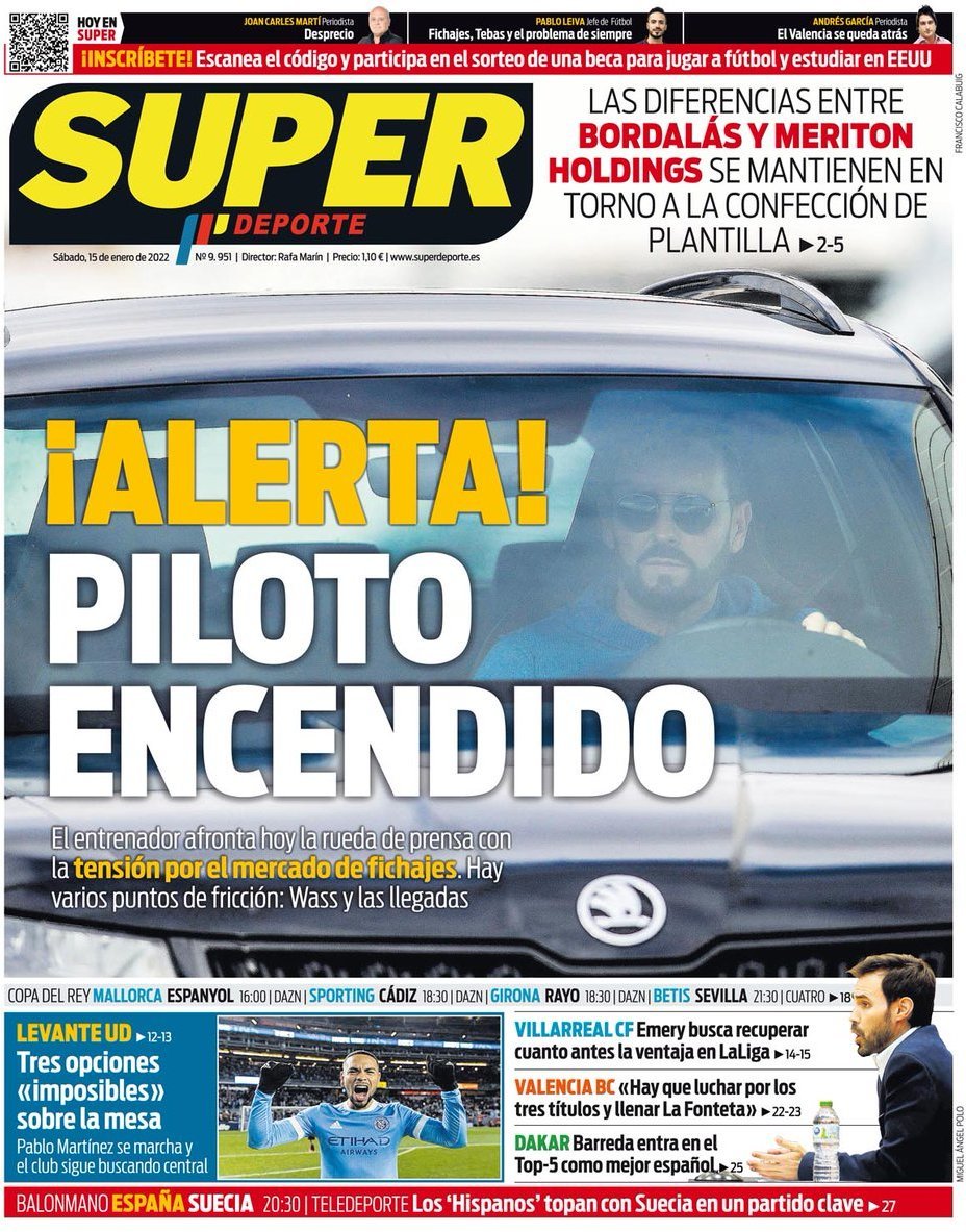 capa Jornal SuperDeporte