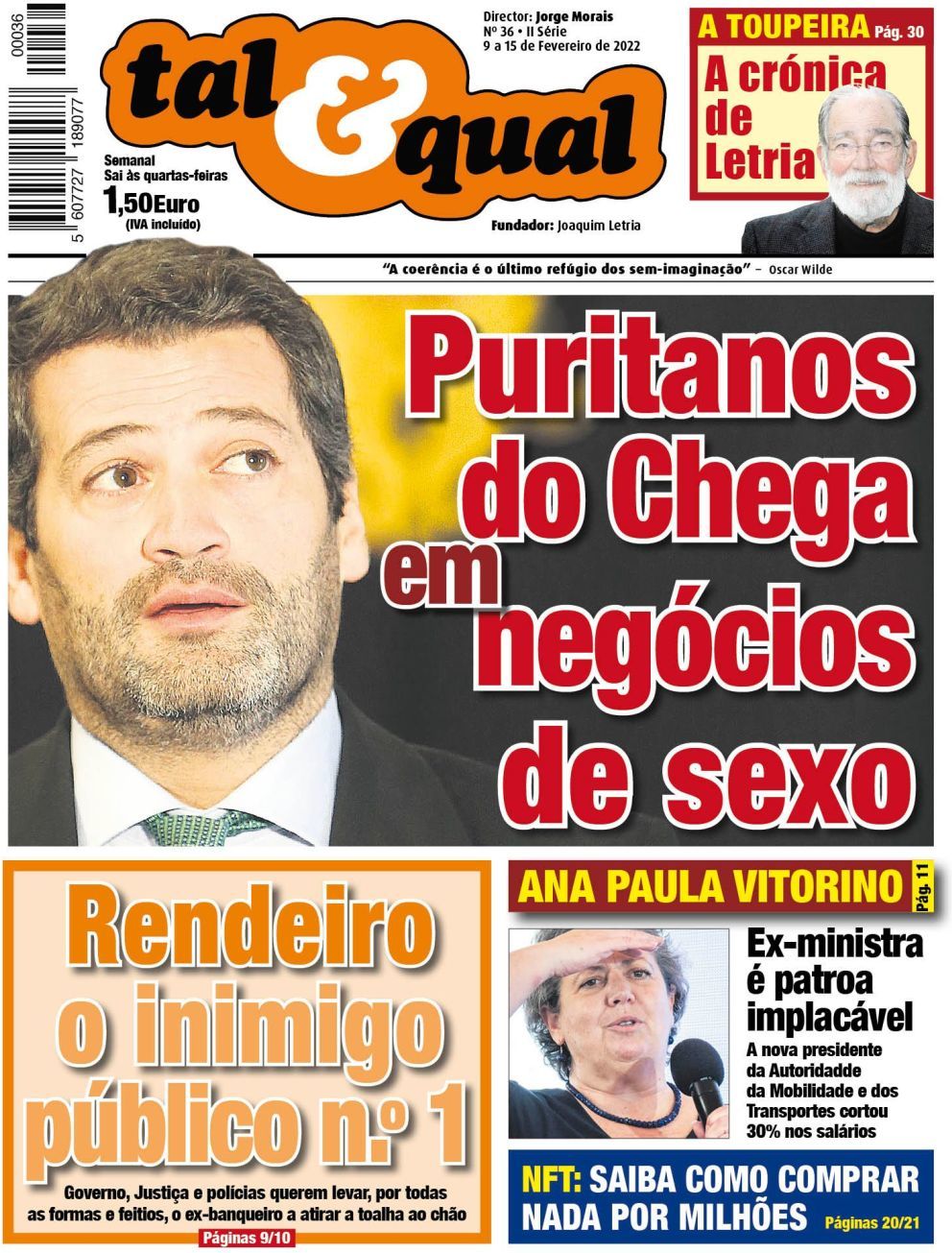 Capa Jornal Talandqual 9 Fevereiro 2022 Capasjornais Pt