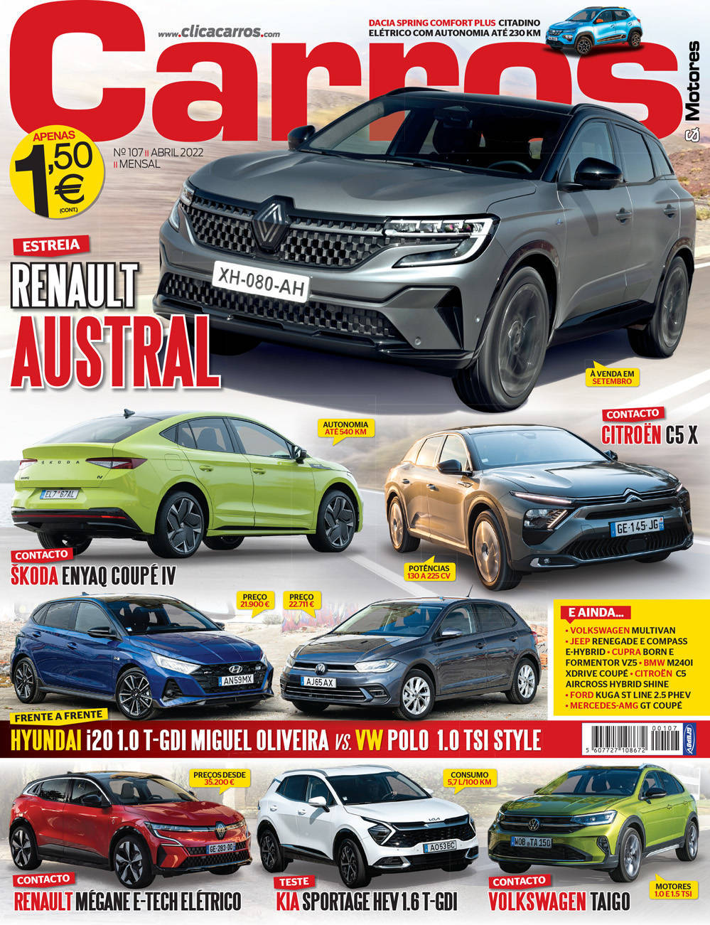 capa Revista Carros e Motores