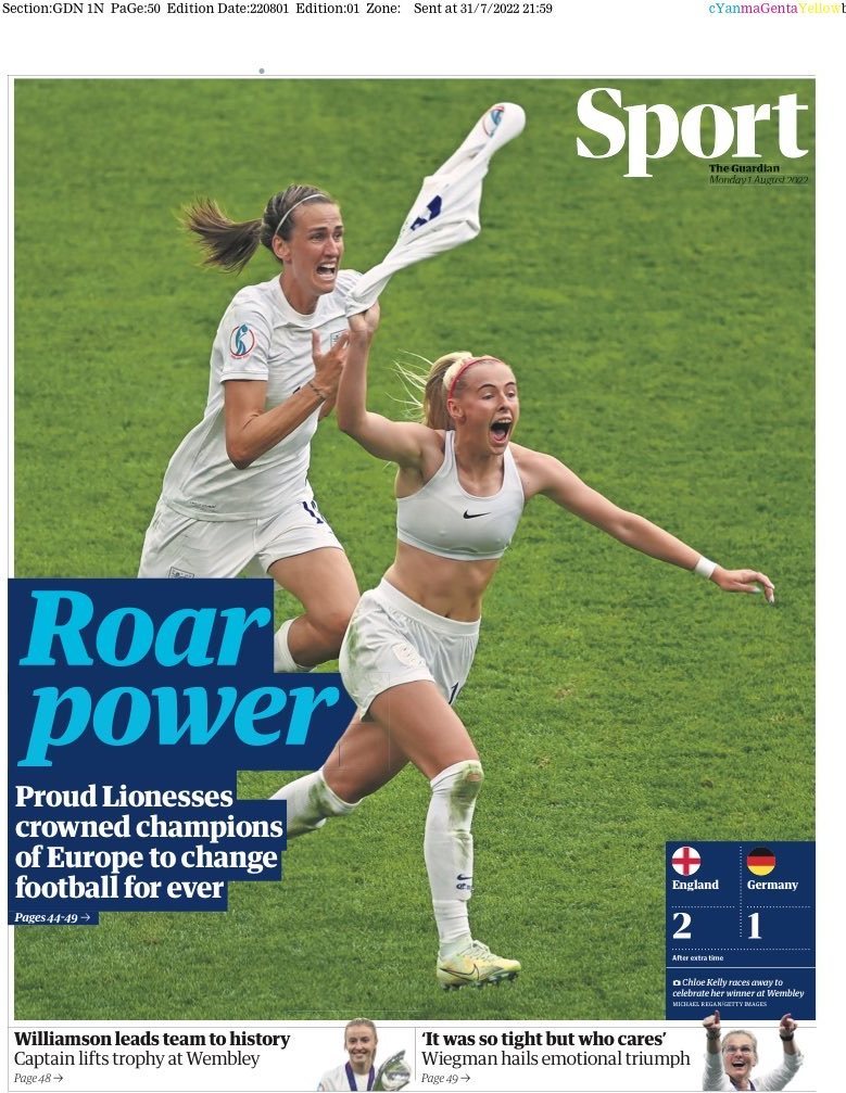 capa Jornal Guardian Sport