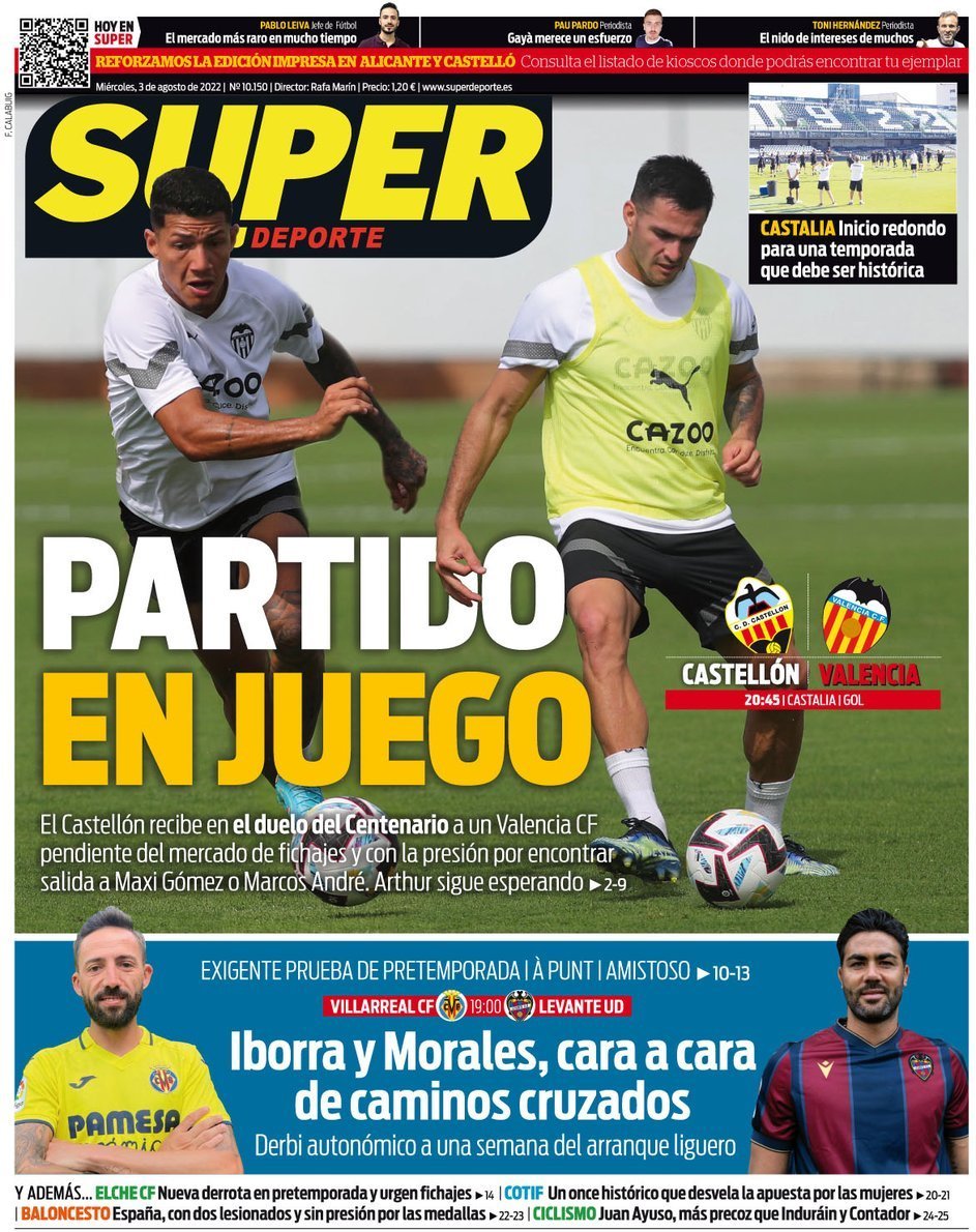 capa Jornal SuperDeporte