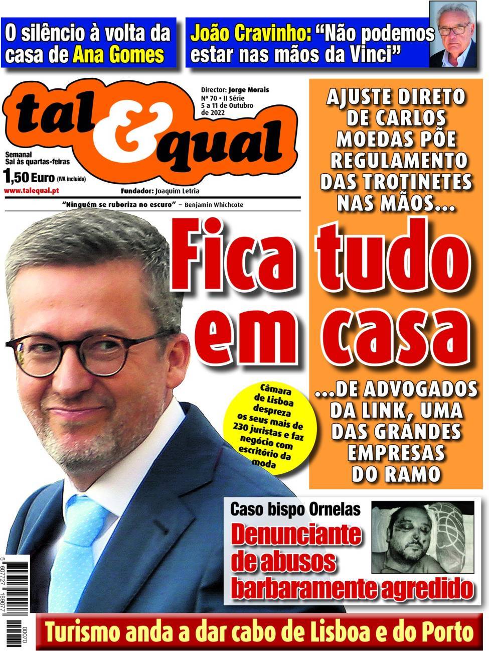 Capa Jornal Talandqual 5 Outubro 2022 Capasjornais Pt