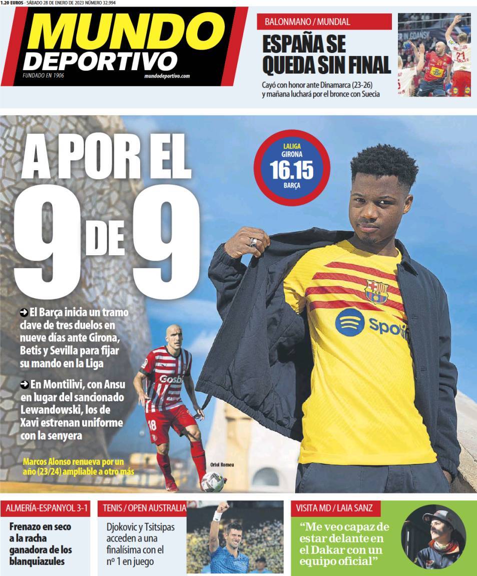 capa Jornal Mundo Deportivo