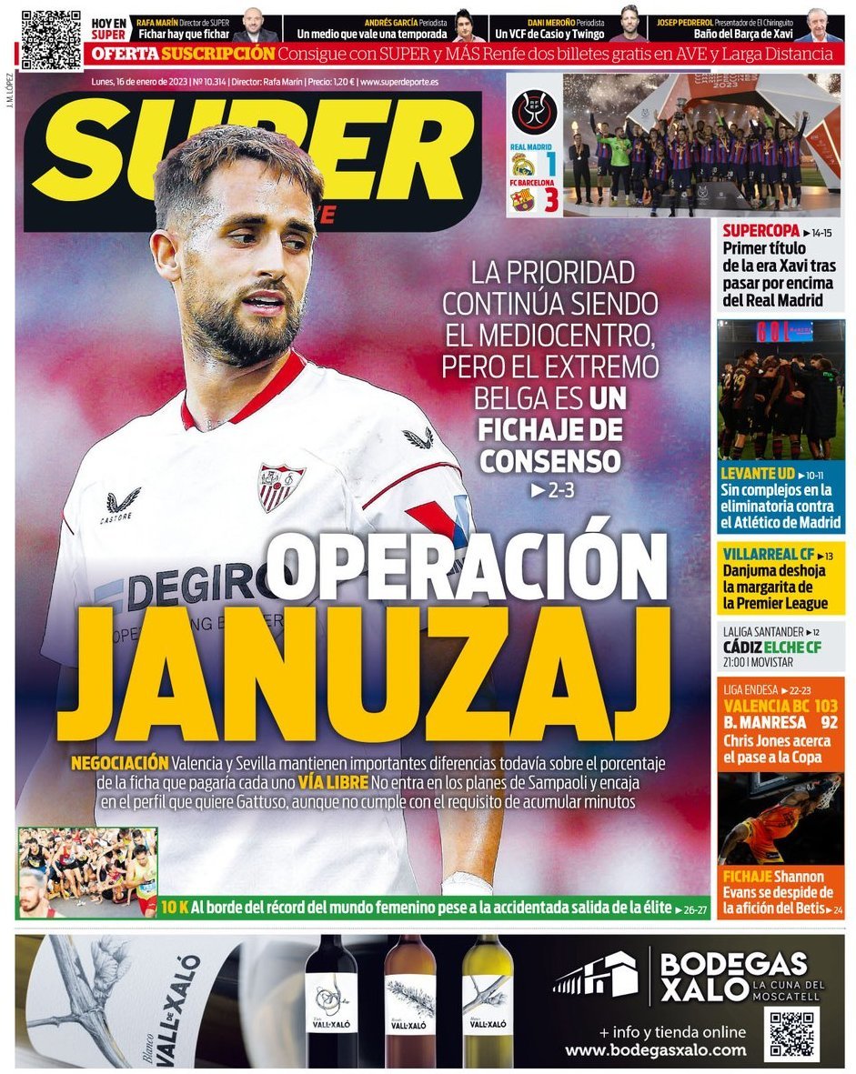 capa Jornal SuperDeporte