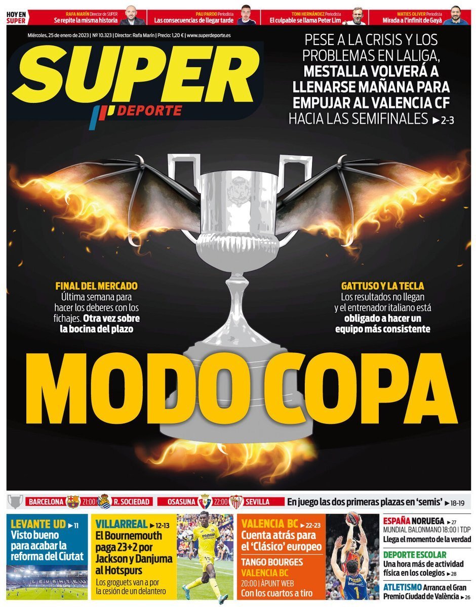 capa Jornal SuperDeporte